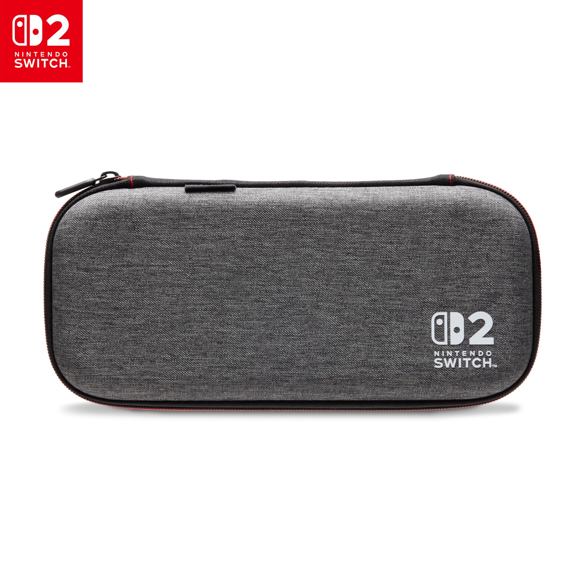 PowerA Slim Case for Nintendo Switch 2 - Dark Heather Grey, Officially Licensed, Protective Case, Holds 10 Game Cards, Padded Screen Protector, Built-in Play Stand 🍁 All In One Marketplace Canada