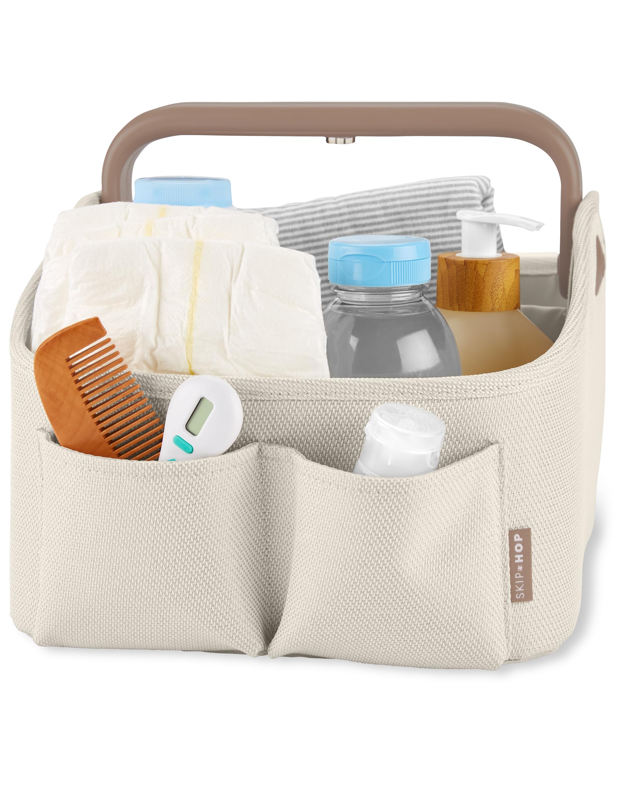 Skip Hop Diaper Caddy Organizer with Touch Sensor Night Light, Nursery Style, Oat 🍁 All In One Marketplace Canada