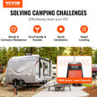 VEVOR Trailer Jack Block, 6000 lbs Capacity per RV Leveling Block, Polypropylene RV Camper Stabilizer Blocks, RV Travel Accessories Use for Any Tongue Jack, Post, Foot, 5th Wheels, 4-Pack 🍁 All In One Marketplace Canada