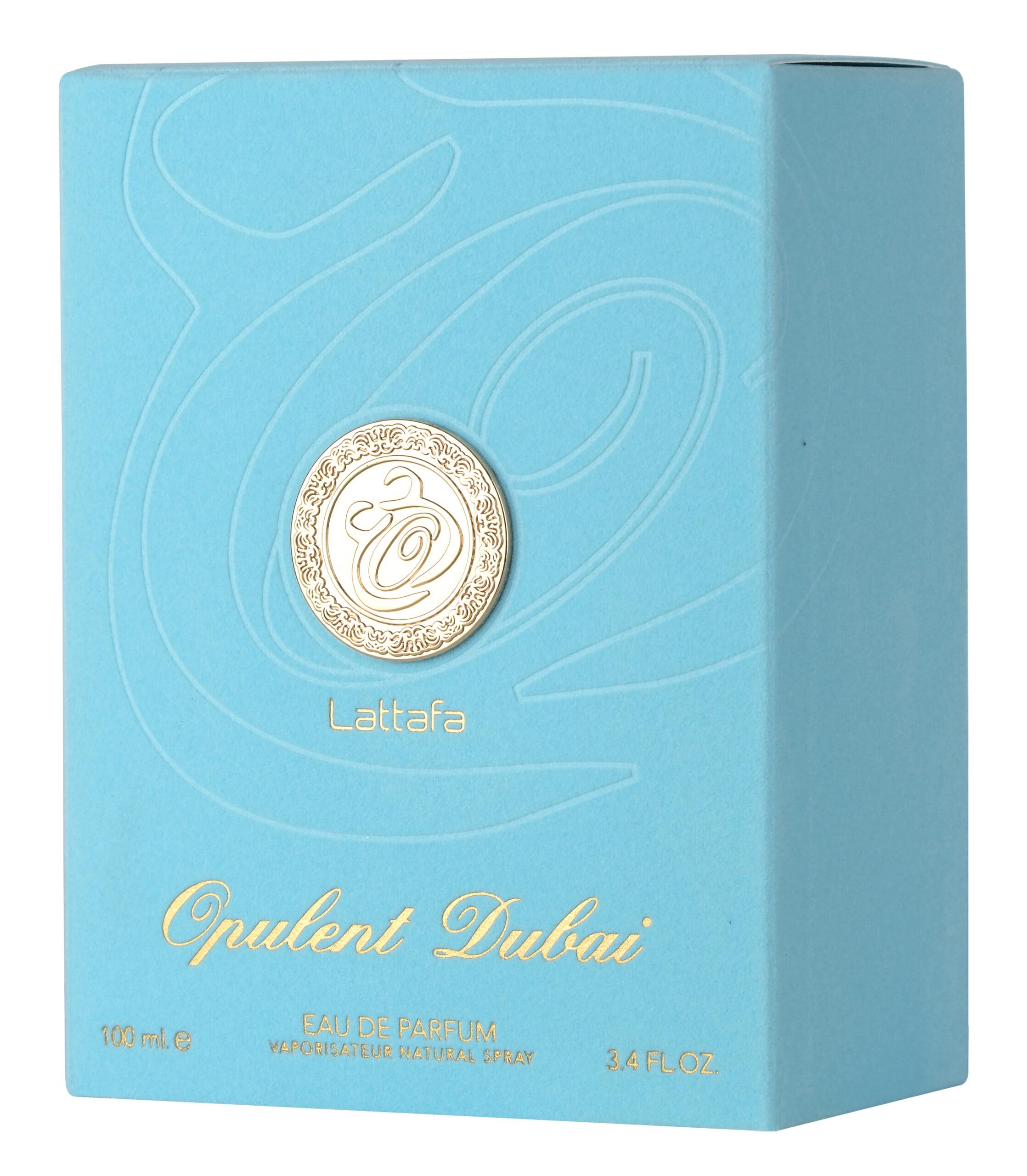Lattafa Opulent Dubai - Citrus, Fruity, Floral, Woody - Eau de Parfum Long-Lasting Fragrance for Everyone, 3.4 Ounce 🍁 All In One Marketplace Canada