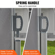 VEVOR Retractable Side Awning, 71''x 138'' Outdoor Privacy Screen, 180g Polyester Water-Proof Retractable Patio Screen, UV 30+ Room Divider Wind Screen for Patio, Backyard, Balcony, Gray 🍁 All In One Marketplace Canada