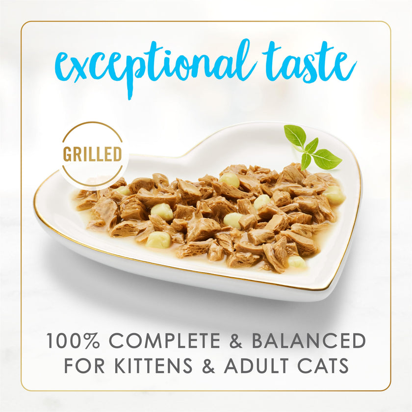 Fancy Feast Delights with Cheddar Wet Cat Food, Grilled Tuna & Cheddar Cheese Feast - 85 g Can (24 Pack) 🍁 All In One Marketplace Canada