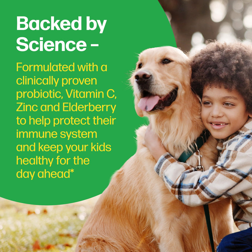 Culturelle Kids Immune Defense, Probiotic + Elderberry, Vitamin C and Zinc, Immune Support for Kids, Mixed Berry Chewables, 30 count 🍁 All In One Marketplace Canada