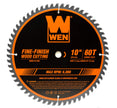 WEN BL1060 10-Inch 60-Tooth Fine-Finish Professional Woodworking Saw Blade for Miter Saws and Table Saws, Silver,Pack of one 🍁 All In One Marketplace Canada