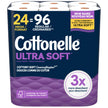 Cottonelle Toilet Paper, 24 Mega Rolls = 96 Regular Rolls, Ultra Soft (Formerly Ultra Comfort), Soft Bathroom Tissue, 244 Sheets per Roll, Packaging May Vary 🍁 All In One Marketplace Canada