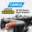 Camco Sidewinder 15-Ft RV Sewer Hose Support - Features Flexible Telescoping Design for Avoiding Obstacles & Deep Cradles Secure RV Sewer Hose - Out-of-The-Box Ready & Folds for RV Storage (43041) 🍁 All In One Marketplace Canada
