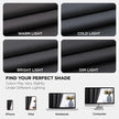 Joydeco Blackout Curtains 63 Inch Length 2 Panels Set, Thermal Insulated Long Curtains& Drapes 2 Burg, Room Darkening Grommet Drapes for Living Room Bedroom Window (W52 x L63 Inch, Dark Grey) 🍁 All In One Marketplace Canada