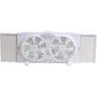 Genesis Twin Fan High Velocity Reversible AirFlow Fan, LED Indicator Lights Adjustable Thermostat & Max Cool Technology, ETL Certified, White (A1WINDOWFAN) 🍁 All In One Marketplace Canada