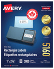 Avery 5160 White Rectangle Labels, 1'' x 2-5/8'' 30up 3000, FBA, Laser/Inkjet Printers Label, Permanent, (5160), Made in Canada 🍁 All In One Marketplace Canada
