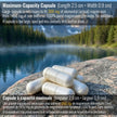 Magnesium Glycinate 200 mg Capsules (Elemental) from Non-Buffered Fully Chelated 100% Magnesium Bisglycinate - 62 Max-Capacity High-Absorption Capsules - Made in Canada - Nutritionn 🍁 All In One Marketplace Canada