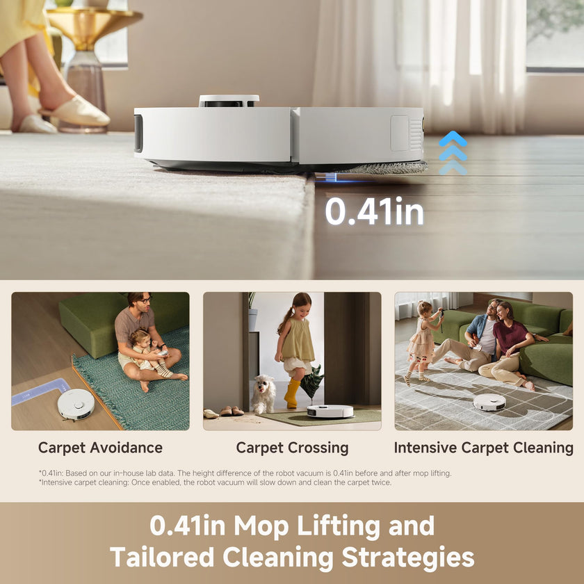 DREAME L40 Ultra Gen 2 Robot Vacuum and Mop with 25,000Pa Suction, Extendable Side Brush and Mop, All-in-One Self-Cleaning Dock, Voice & App Control, White 🍁 All In One Marketplace Canada