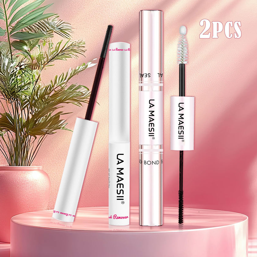 LA MAESII Lash Bond and Seal Waterproof Lash Remover Lash Cluster Glue for Eyelash Clusters DIY Lash Extension Kit at Home Pack 2 🍁 All In One Marketplace Canada