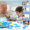 Doctor Kit Kids Toys for 2 3 4 Year Old Girl Boys, Dentist Kit Pretend Play Costume Dress Up Game Medical Kit Educational Toddler Toys for 2 3 4 5 6 + Year Old Boys Girls Birthday Gifts 🍁 All In One Marketplace Canada
