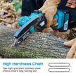 SEESII Mini Chainsaw 6 Inch: Electric Chainsaw with 2PCS 4000mAh Batteries & Oiler - 900W Motor for Quick Work - Saw for Branch Cutting - Gifts for Father Day Men Women Dad Mom Gardener (M6 Pro) 🍁 All In One Marketplace Canada