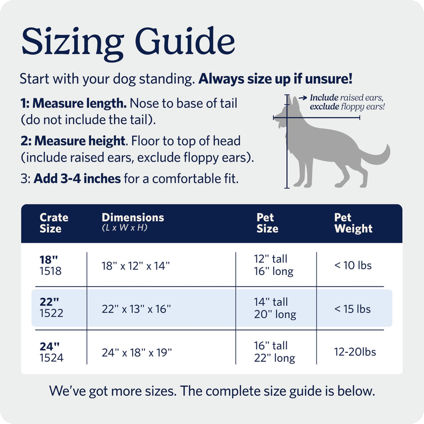 MidWest Homes for Pets 22-Inch iCrate for Extra-Small Breeds, Up to 15 lbs, Single Door Folding Dog Crate with Divider Panel, Leak-Proof Tray & Secure Latch, Portable, Durable & Easy to Assemble 🍁 All In One Marketplace Canada