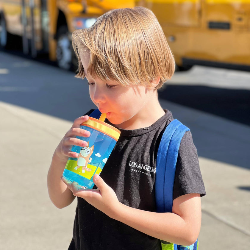 Zak Designs Bluey Kelso 15oz Leak-Proof Toddler Straw Cups, 2-Pack 🍁 All In One Marketplace Canada