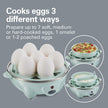 Hamilton Beach 3-in-1 Egg Cooker, Hard-Boiled, Poached, Omelets, 7 Egg Capacity, Teal, 25504G 🍁 All In One Marketplace Canada