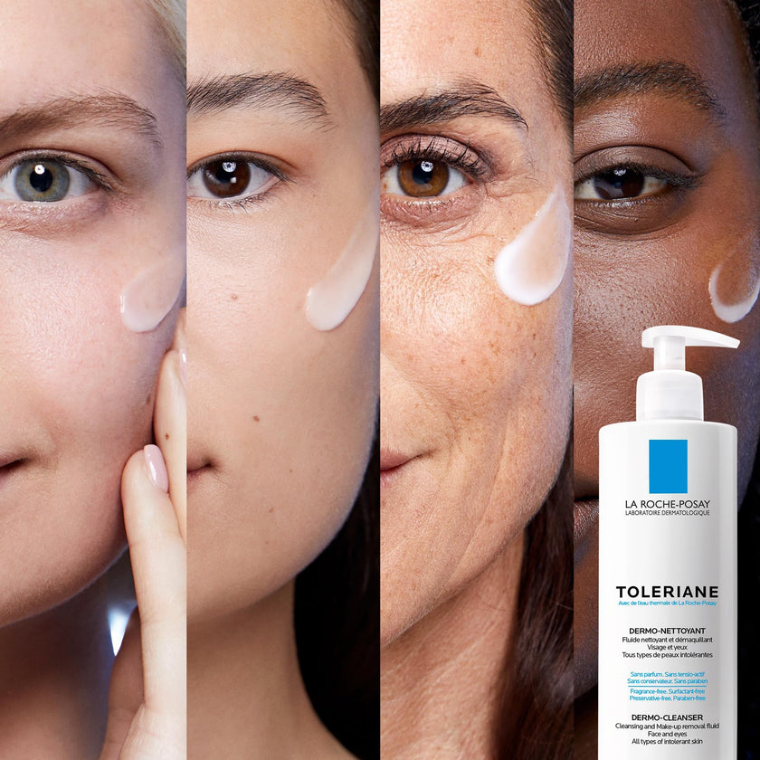 La Roche Posay Face Wash, Toleriane Dermo Cleanser, Formulated with Glycerin to Calm Irritated Skin, Gently Cleanses & Removes Makeup. Suitable for Sensitive Skin. Dermatologist Recommended, 400mL 🍁 All In One Marketplace Canada
