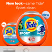 Tide Power Pods Sport Laundry Detergent Pacs, Advanced Sweat + Stain Fighter, 63 Count 🍁 All In One Marketplace Canada
