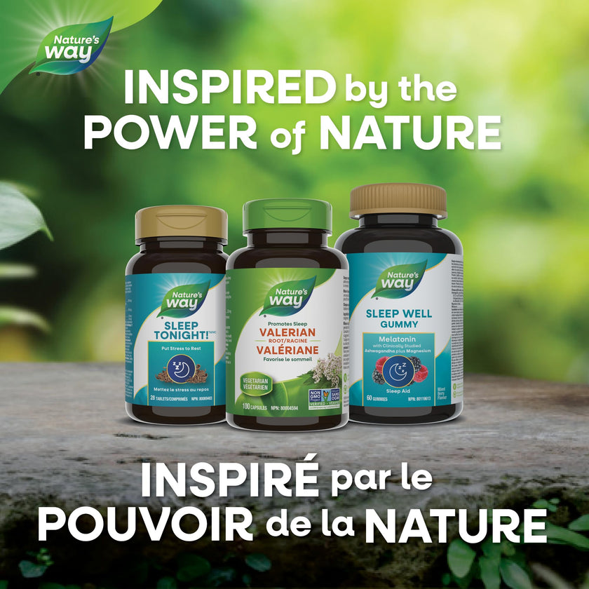 Nature's Way Valerian Root, Sleep Aid to Help Promote Sleep, Value Size, 180 Vegetarian Capsules 🍁 All In One Marketplace Canada