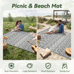 Outdoor Rug 5x8 ft Waterproof Outdoor Carpet-Patio RV Deck Camping Rug Portable Boho Rugs for Outdoor Area Rug Picnic Backyard Porch Beach Mat Grey 🍁 All In One Marketplace Canada