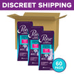 Poise Overnight Ultra Thin Incontinence & Postpartum Pads with Wings for Bladder Leaks, 8 Drop Extra Absorbent, Long Length, 60 Count (3 Packs of 20) 🍁 All In One Marketplace Canada