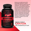 Nutratology® Berberine Supplement | Canadian-Made | Max Potency 500MG Per Capsule - Supports Glucose Metabolism & Healthy Blood Sugar Levels Through Efficient Metabolism Of Sugar & Fats - 60 Capsules 🍁 All In One Marketplace Canada