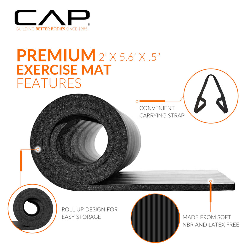 CAP Barbell Yoga Mat 1/2