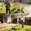 21V Cordless Weed Wacker for Thick Weeds, Lawn & Yard, 3-in-1 String Trimmer/Edger/Brush Cutter with 2 Batteries, 4 Blades & Wheels, 90° Pivot Head, Adjustable Height, Lightweight Easy for Homeowners 🍁 All In One Marketplace Canada