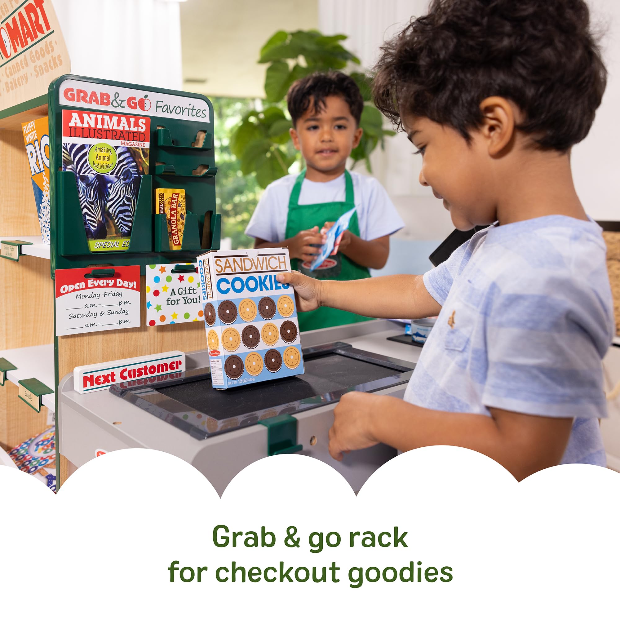 Melissa & Doug Fresh Mart Grocery Store Companion Pretend Play Food Set 🍁 All In One Marketplace Canada