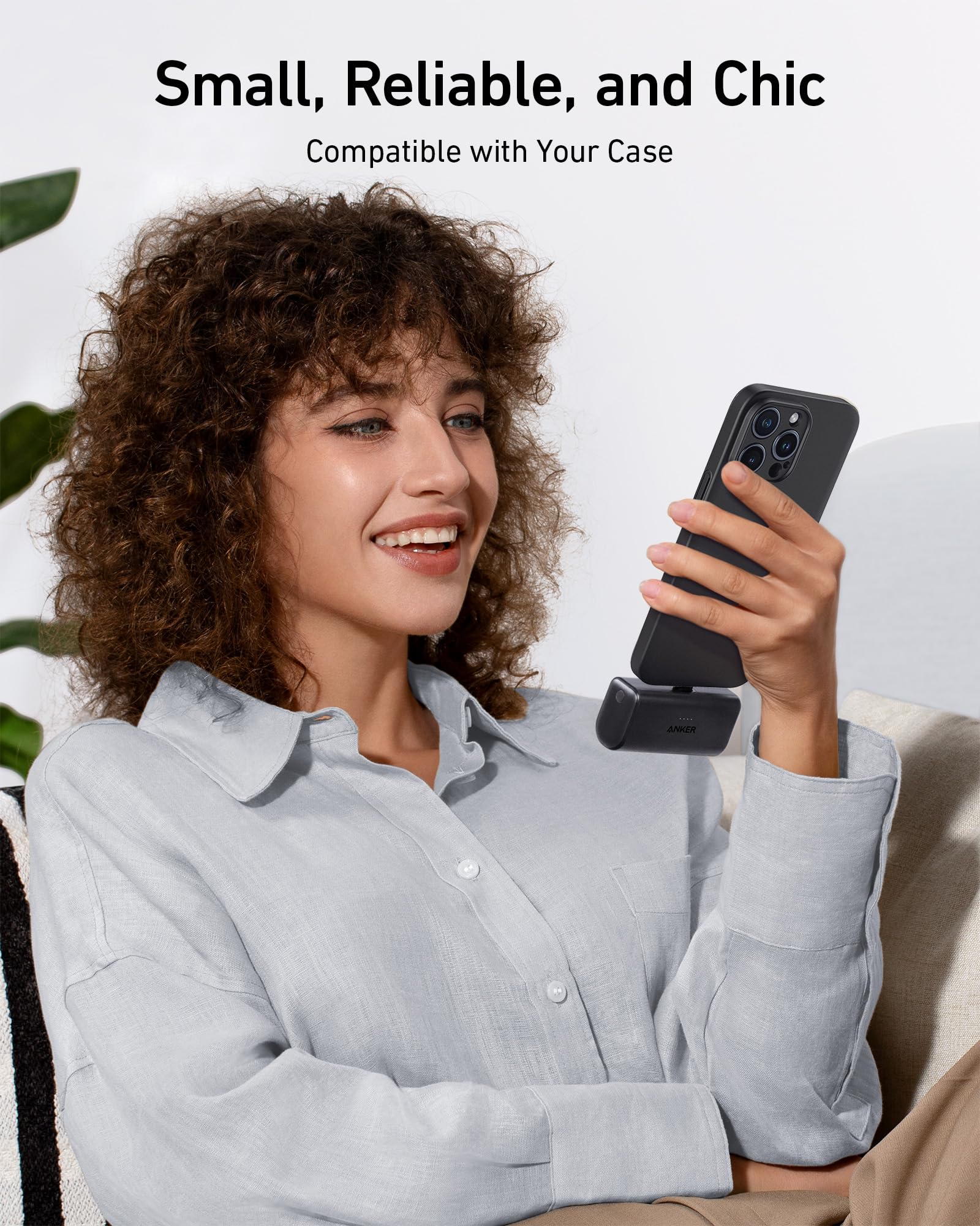 Anker Nano Power Bank with Built-in Foldable USB-C Connector, 5,000mAh Portable Charger 22.5W, for iPhone 15/15 Plus/15 Pro/15 Pro Max, Samsung S22/23 Series, Huawei, iPad Pro/Air, AirPods, and More 🍁 All In One Marketplace Canada