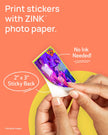 Canon Ivy 2 Mini Photo Printer (Pure White), Bluetooth Portable Smartphone Printer for iOS & Android, Bundle with 110 Zink Sticky-Back Photo Prints, LED Light Bar, Protective Case & USB Cable 🍁 All In One Marketplace Canada