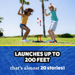 The Original Stomp Rocket Dueling Rockets Launcher, 4 Rockets and Toy Rocket Launcher - Outdoor Rocket STEM Gift for Boys and Girls Ages 6 Years and Up - Great for Outdoor Play 🍁 All In One Marketplace Canada