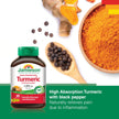 Jamieson Turmeric 4,000 mg, with Black Pepper, 60 Vegetarian Capsules, Natural Joint Pain Relief, Supports Inflammation, Helps with Digestion. High Absorption, Non-GMO, Proudly Canadian 🍁 All In One Marketplace Canada