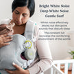 Yogasleep Hushh Portable White Noise Sound Machine For Baby, 3 Soothing Natural Sounds With Volume Control, Compact Size, Noise Canceling For Sleep Aid, Office Privacy, & Meditation, Registry Gift 🍁 All In One Marketplace Canada