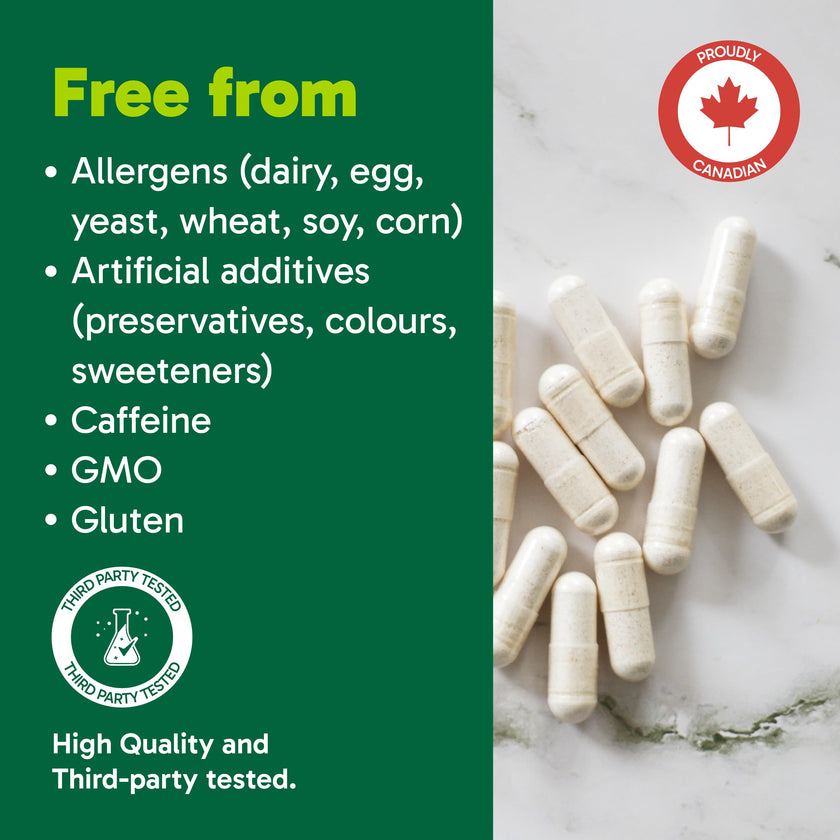 Organika Canadian-Made Liposomal L-Glutathione 500 mg- Supperior Absorption, Potent Antioxidant, Immunity Support, Helps Tissue Repair, Detox - 30vcaps, 30 Day Supply 🍁 All In One Marketplace Canada