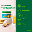Organika Canadian-Made Electrolytes Powder with Vitamin C & Prebiotic Fibre - Sugar-Free Hydration Drink Mix - Pineapple PassionFruit - 210 g - 60 servings 🍁 All In One Marketplace Canada