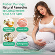 RUGUO Sitz Bath, Sitz Bath for Hemorrhoids - Sitz Bath for Toilet Seat - Sitz Bath for Postpartum Care, Sits Bath Kit for Women, Collapsible, Wider Seating Area, Deeper Bowl 🍁 All In One Marketplace Canada