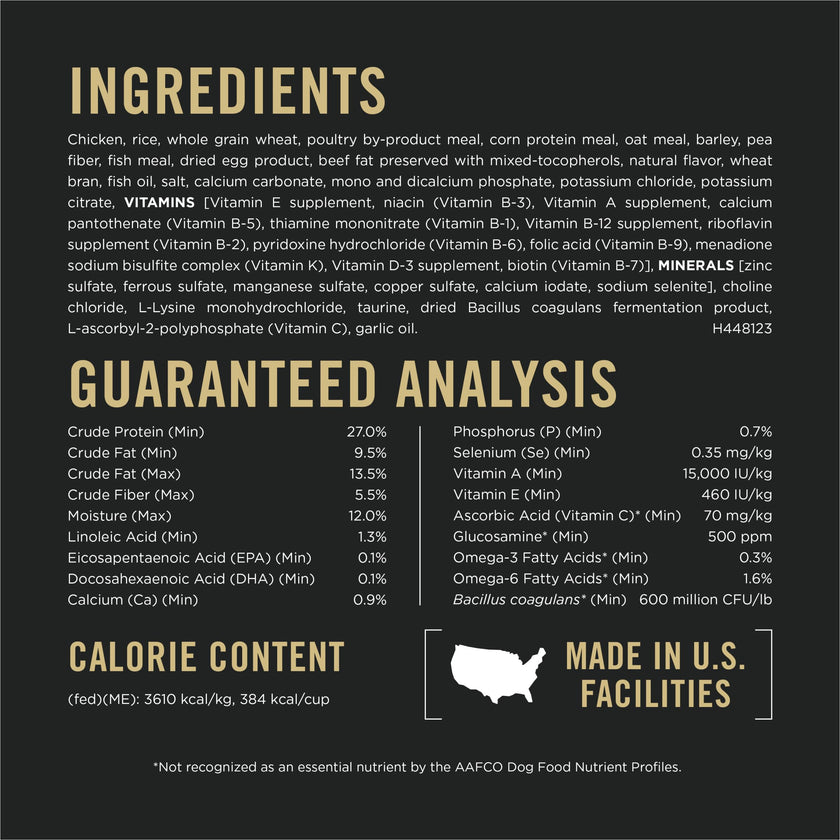 Purina Pro Plan FOCUS Adult Weight Management Large Breed Formula Adult Dry Food - (1) 34 lb. Bag 🍁 All In One Marketplace Canada