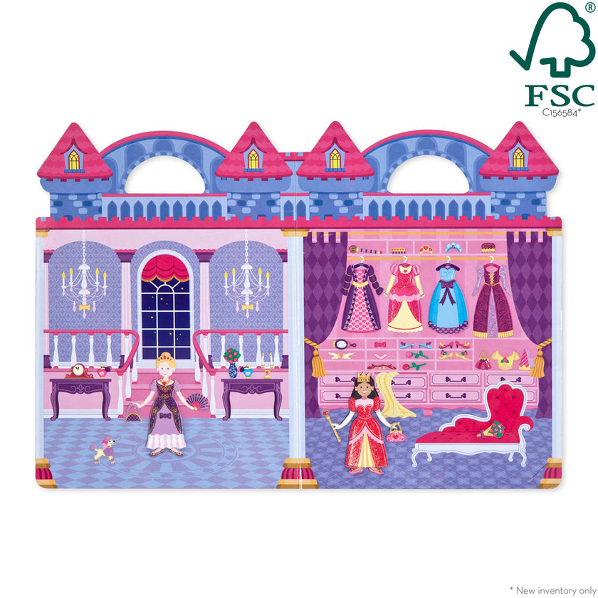 Melissa & Doug Puffy Sticker Play Set – Princess, 67 Reusable Stickers with 2 Fold-Out Scenes, Restickable Fashion Activity Book, Mess Free Travel Toys for Kids Ages 4+ 🍁 All In One Marketplace Canada