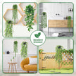 Der Rose 4Pcs Fake Plants, Artificial Plants Fake Hanging Plants for Boho Home Bathroom Bedroom Living Room Office Wall Shelf Decor Indoor Outdoor 🍁 All In One Marketplace Canada