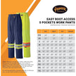 Pioneer Hi Vis Pants for Men - Breathable Mesh - Blue 🍁 All In One Marketplace Canada
