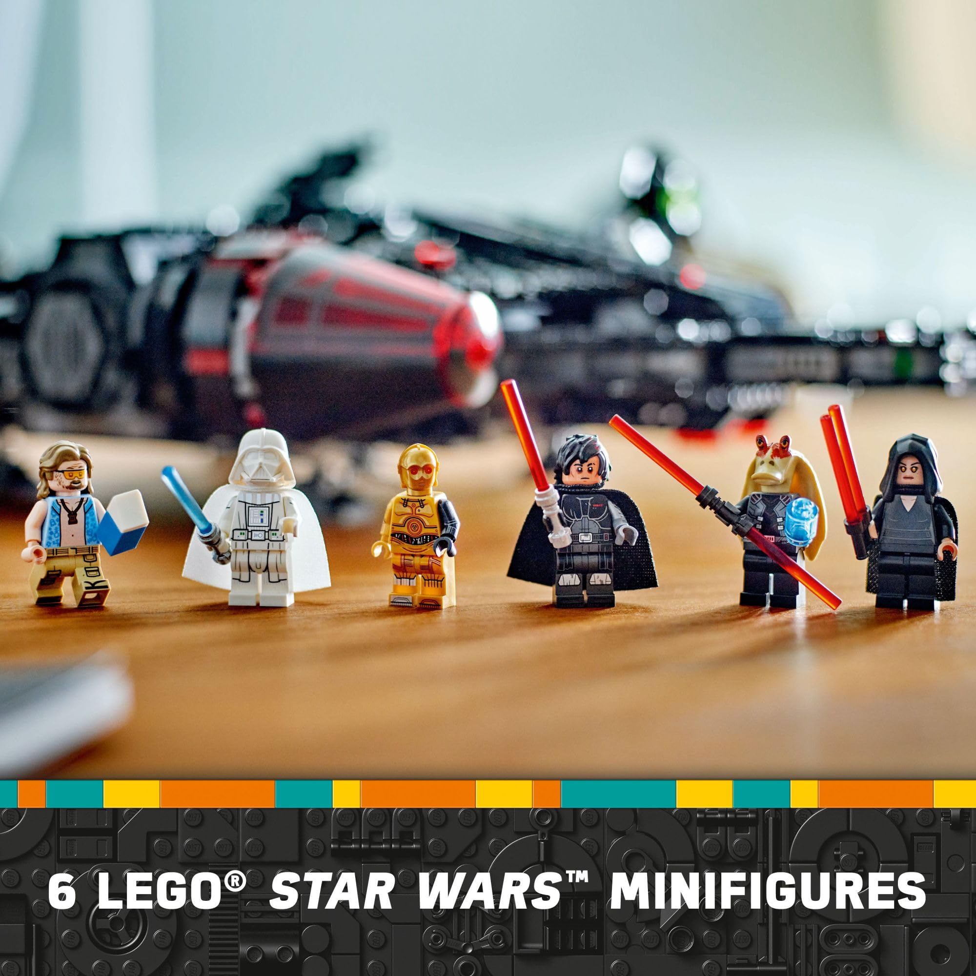 LEGO Star Wars The Dark Falcon Buildable Starship, Star Wars Toy Vehicle Set for Boys and Girls, Collectible Millenium Falcon Toy with 6 Star Wars Minifigures, Birthday Gift for Kids or Any Fan, 75389 🍁 All In One Marketplace Canada