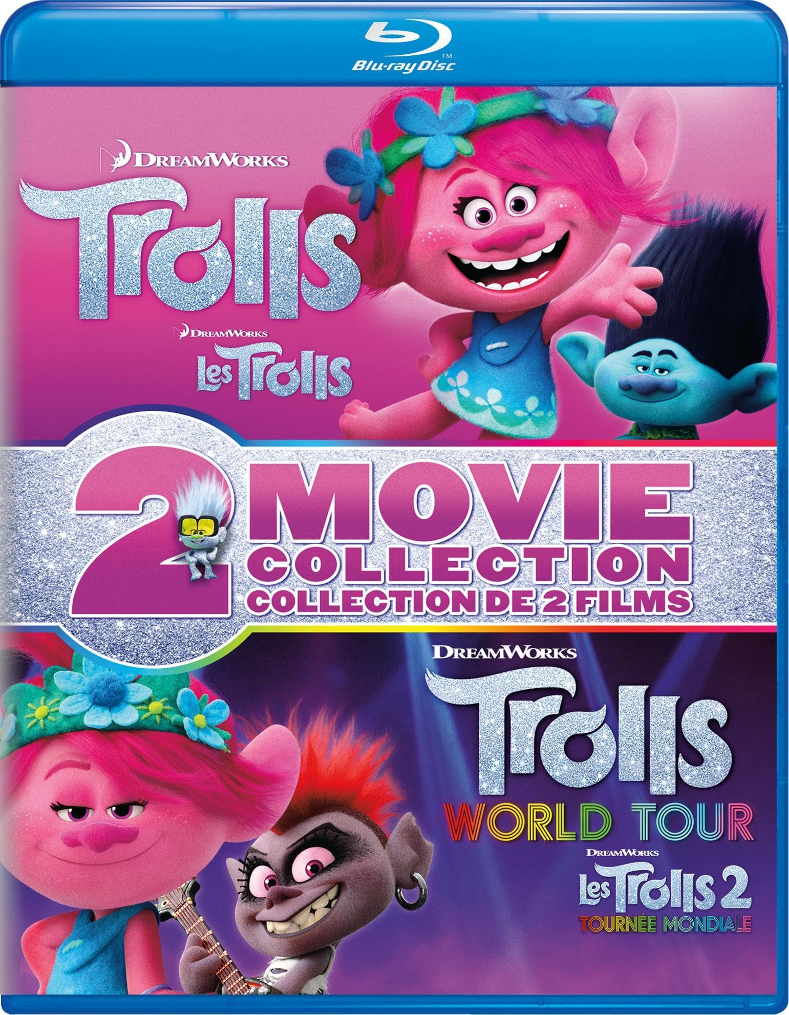 Trolls & Trolls World Tour 2-Movie Collection - Blu-Ray