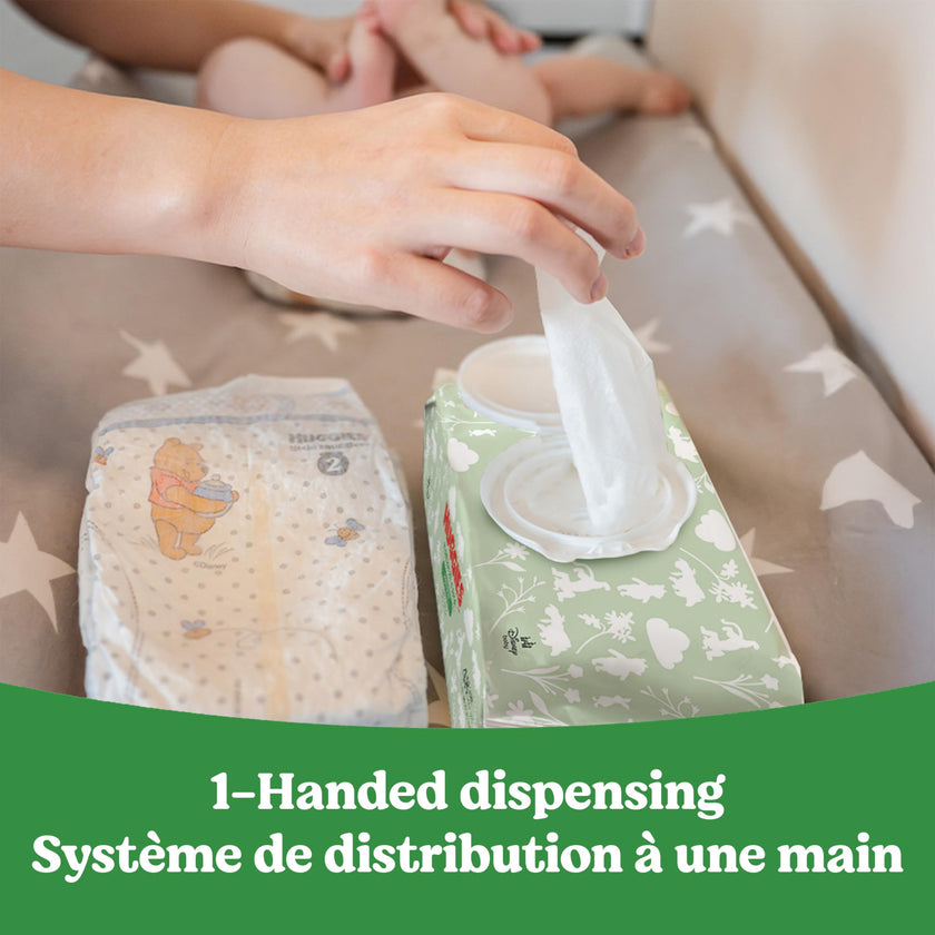 Huggies Natural Care Sensitive Baby Wipes, Unscented, Hypoallergenic, 99% Purified Water, 12 Flip-Top Packs (768 Wipes Total), Packaging May Vary 🍁 All In One Marketplace Canada