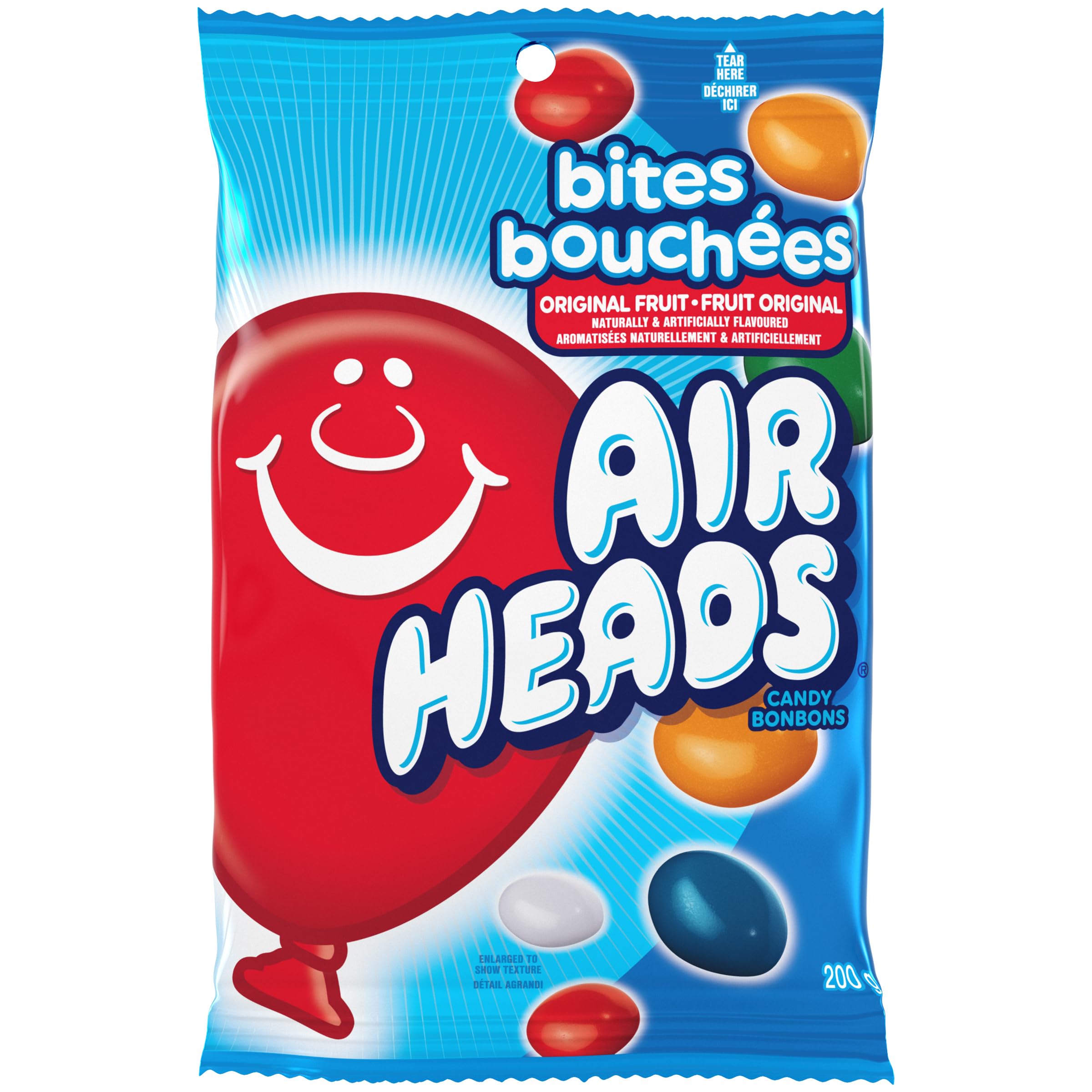 Airheads Bites, Original Fruit Candy, 200g Bag 🍁 All In One Marketplace Canada
