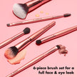 e.l.f. Flawless Face Kit, 6-Piece Brush Collection, Brushes For Face, Eyes & Brows, Vegan & Cruelty-Free 🍁 All In One Marketplace Canada