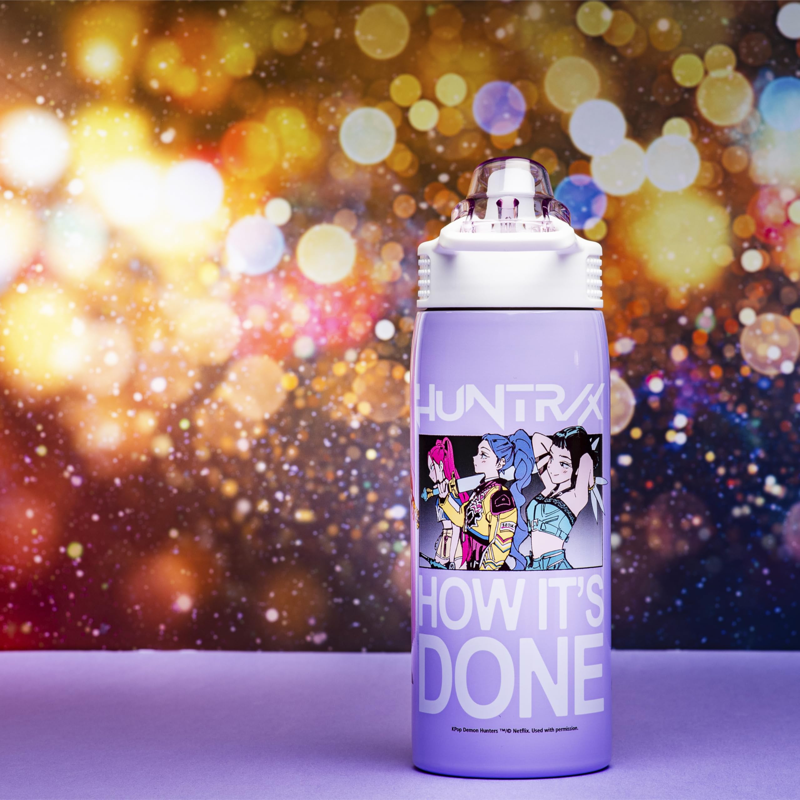 Zak Designs Kpop Demon Hunters Sage 19oz Leak-Proof Straw Kids Water Bottle 🍁 All In One Marketplace Canada