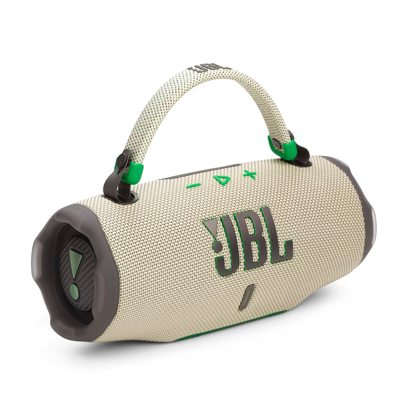 JBL Charge 6 - Portable Waterproof & Drop-Proof Bluetooth Speaker, Bold Pro Sound with AI Sound Boost, 28Hrs of Playtime, Built-in powerbank & Comes with a Sturdy/Removable Carrying Strap (Sand) 🍁 All In One Marketplace Canada