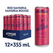 ATYPIQUE Mocktails Non-Alcoholic Cocktail, Red Sangria, 355 mL, 12-Count 🍁 All In One Marketplace Canada